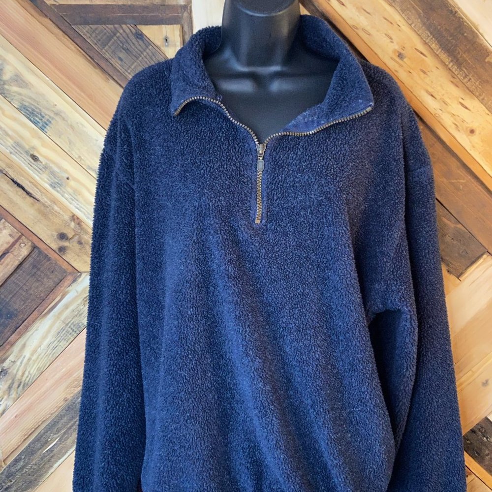 Colorado Company | Fuzzy Heather Navy 1/2 Zip | M - Picture 3 of 9